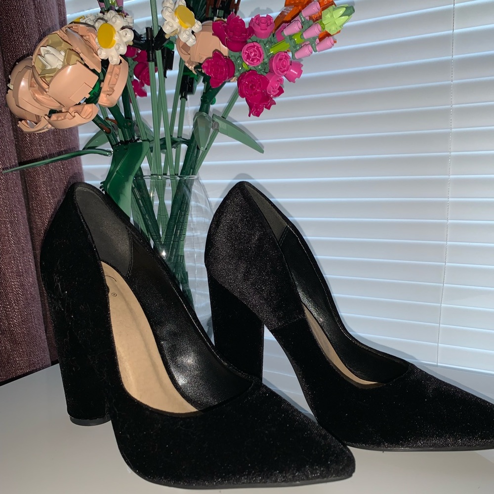 Black heels